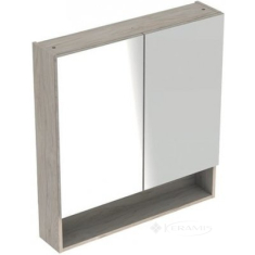 шкафчик зеркальный Geberit Selnova Square 85x58,8x17,5 grey (501.267.00.1)
