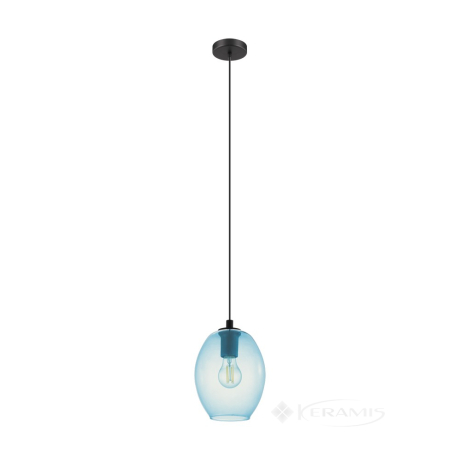 Светильник потолочный Eglo Cadaques черный, голубой (98583)