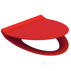 сиденье Idevit Rena Slim дюропласт медленнопадающее, красный (53-02-06-006)
