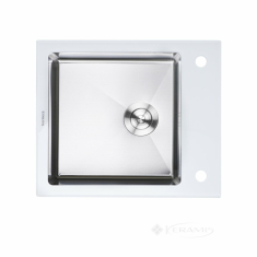 кухонная мойка Platinum Handmade 60x51x20 white glass (SP000034804)
