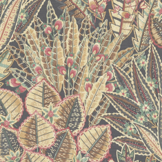 обои AS Creation Metropolitan by time джунгли графитово-красные (39653-1)