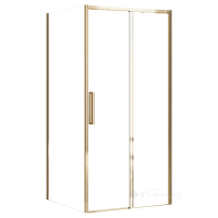 душевая стенка Rea Rapid Slide 90x195 безопасное стекло, прозрачное, gold (REA-K5624)