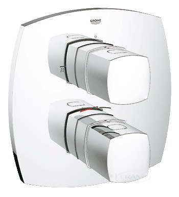 Термостат для ванни з вбудованим перемикачем на 2 положення Grohe SPA Grandera хром (19948000)