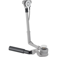 злив-перелив для ванни Geberit з поворотним механізмом PushControl, d52, хром (150.755.21.6)