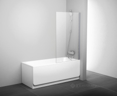 штора для ванны Ravak PVS1-80 bright alu+glass Transparent (79840C00Z1)