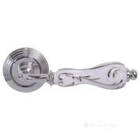 ручка дверная Fimet 147P-269 F04 Flora хром-фарфор R ф-з