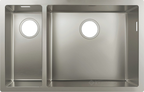Кухонна мийка Hansgrohe S719-U655 70,5x45x19 нержавіюча сталь (43429800)