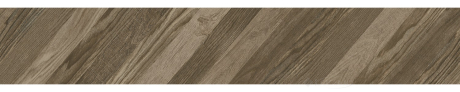 Плитка Terragres Wood Chevron 15x90 right коричневая (9L717)